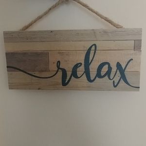 Wooden Sign